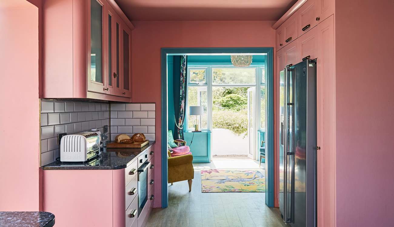 There's plenty of space for all your holiday treats in the fridge/freezer.