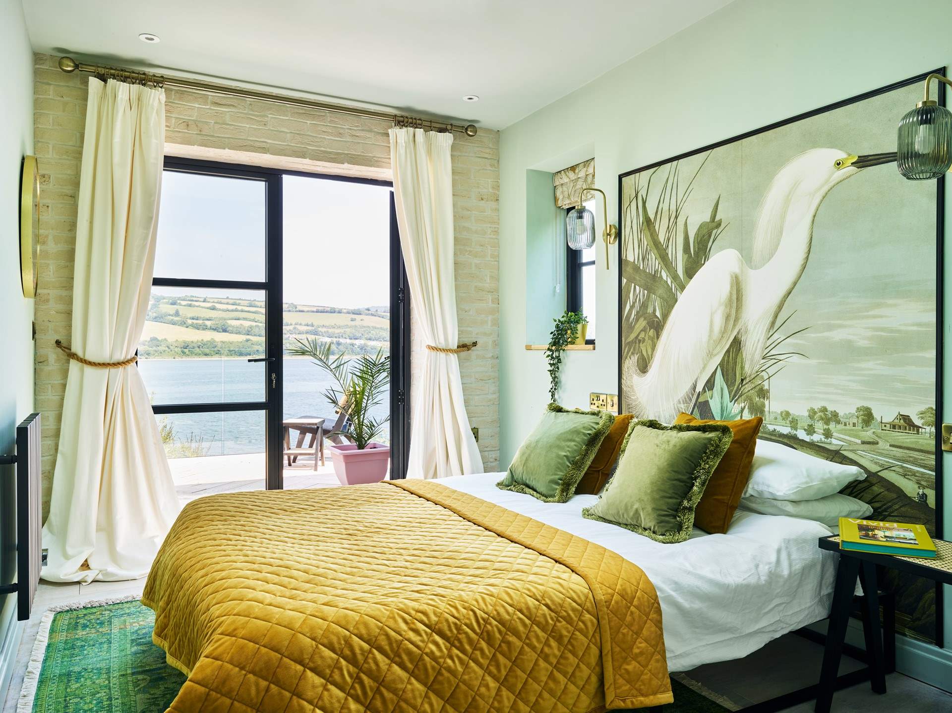 Bedroom 8 is home to this very inviting king-size bed, which is also complimented by an en suite shower-room.