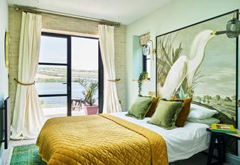 Bedroom 8 is home to this very inviting king-size bed, which is also complimented by an en suite shower-room.