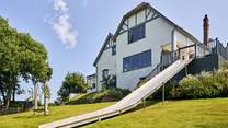 Check out this fabulous slide which can be accessed from your raised decked area. Most certainly not just for the little ones!