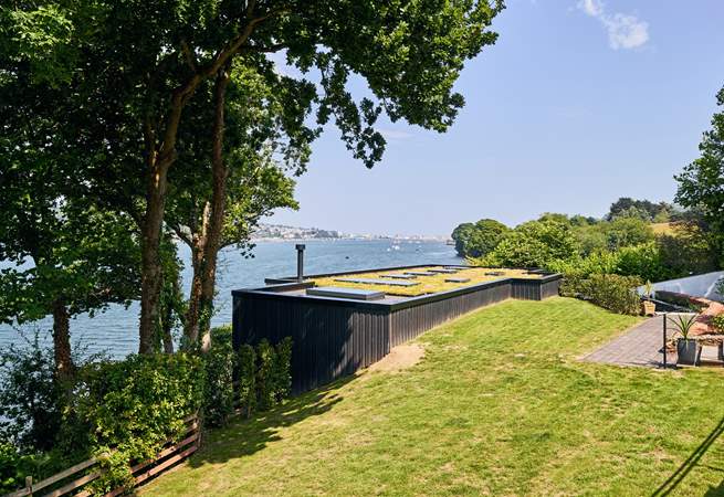 Follow the path down to Meadowcliff Cottage.