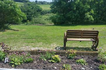 Sit and enjoy the view over the countryside.