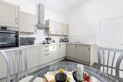 The light and airy kitchen at Buzzard's Rise.