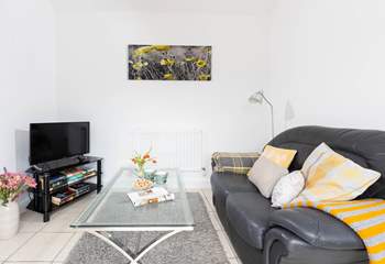 Small but perfectly formed for two and your four legged friend. 