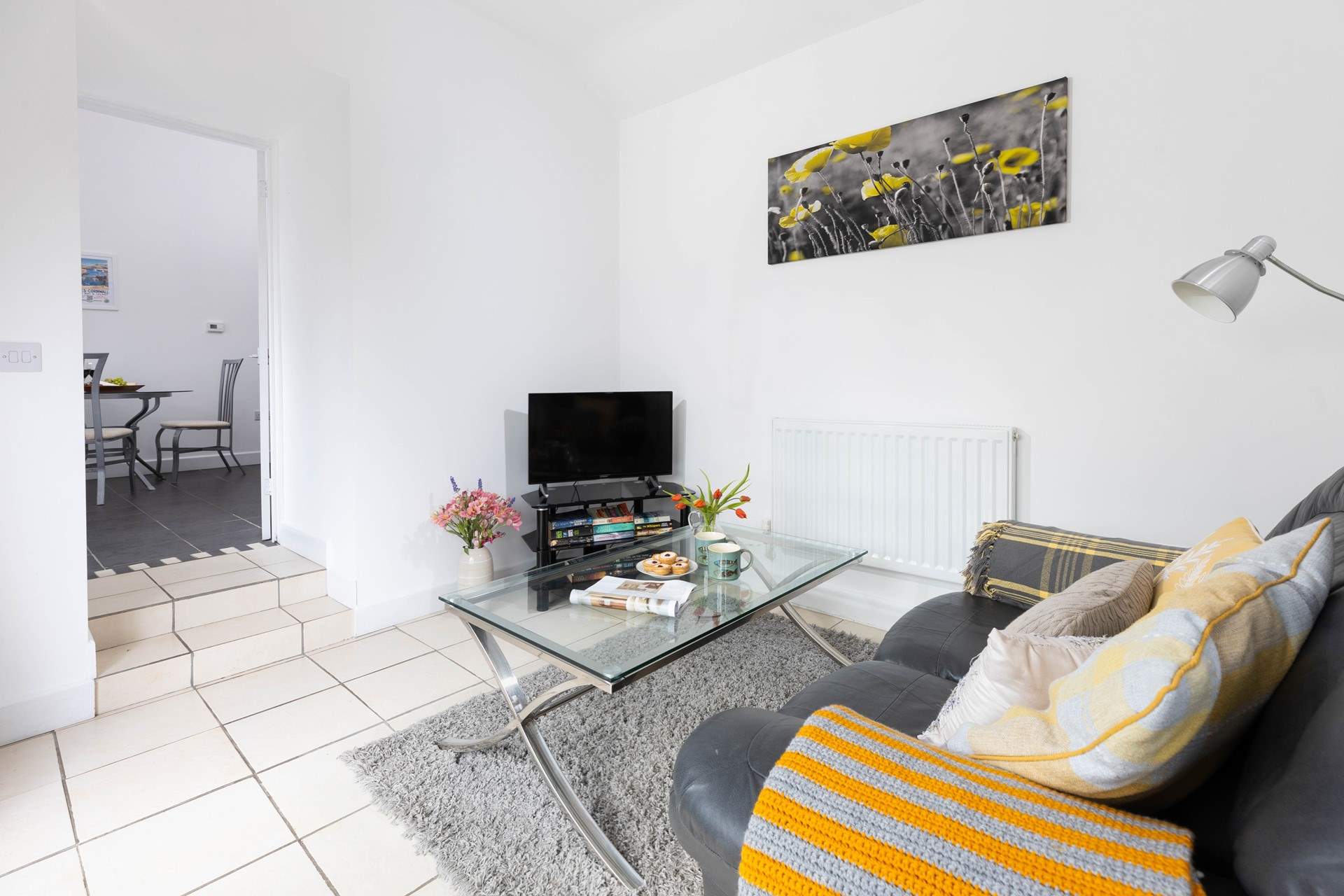 Relex on the comfy sofa. 