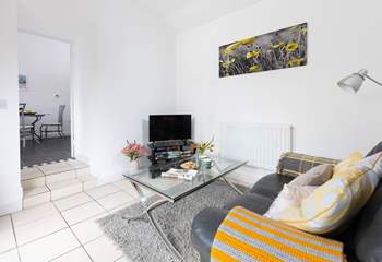 Relex on the comfy sofa. 