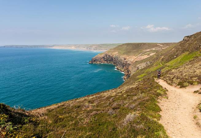 Walkers will love the miles of stunning coast path.