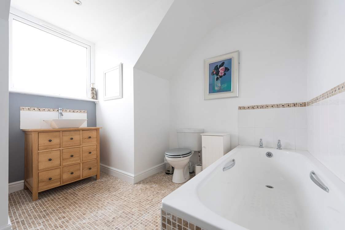 The family bathroom on the first floor.