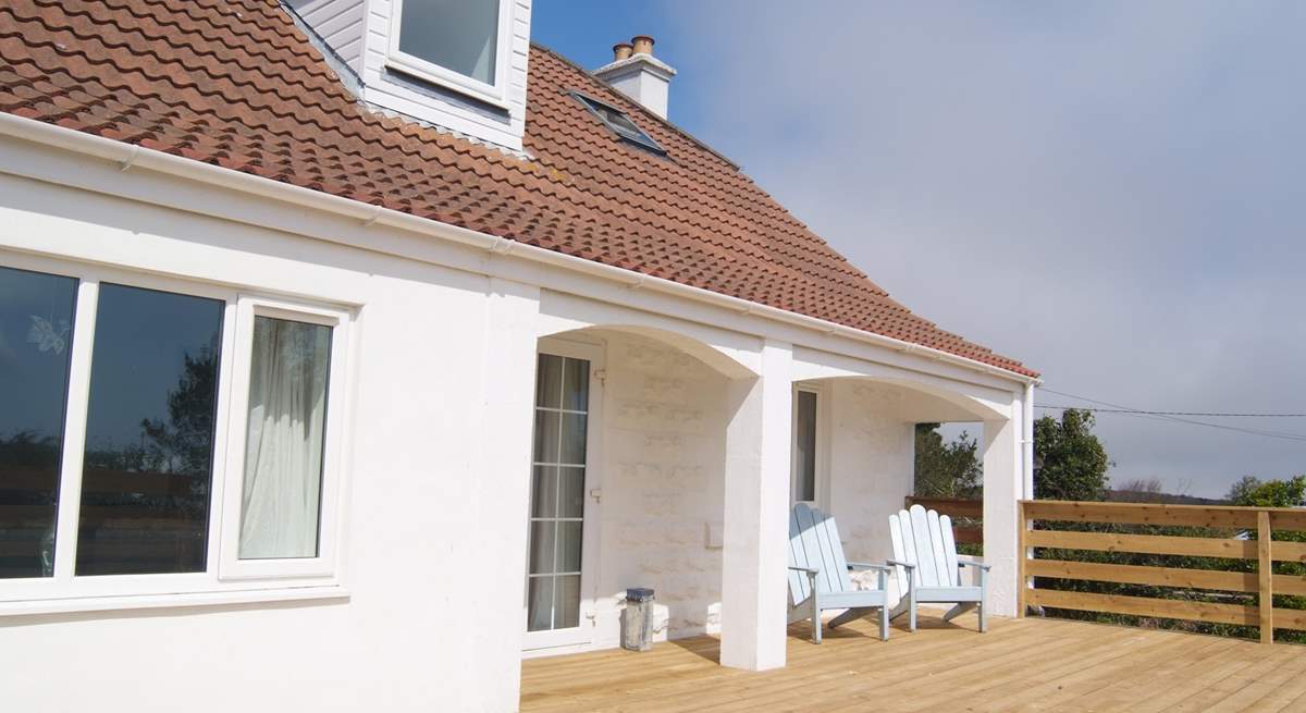 Relax on the south-facing terrace.
