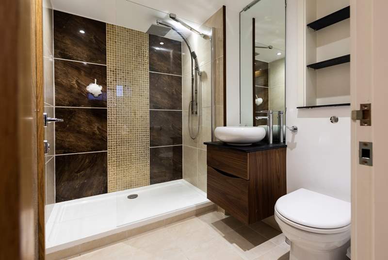 The en suite shower-room.