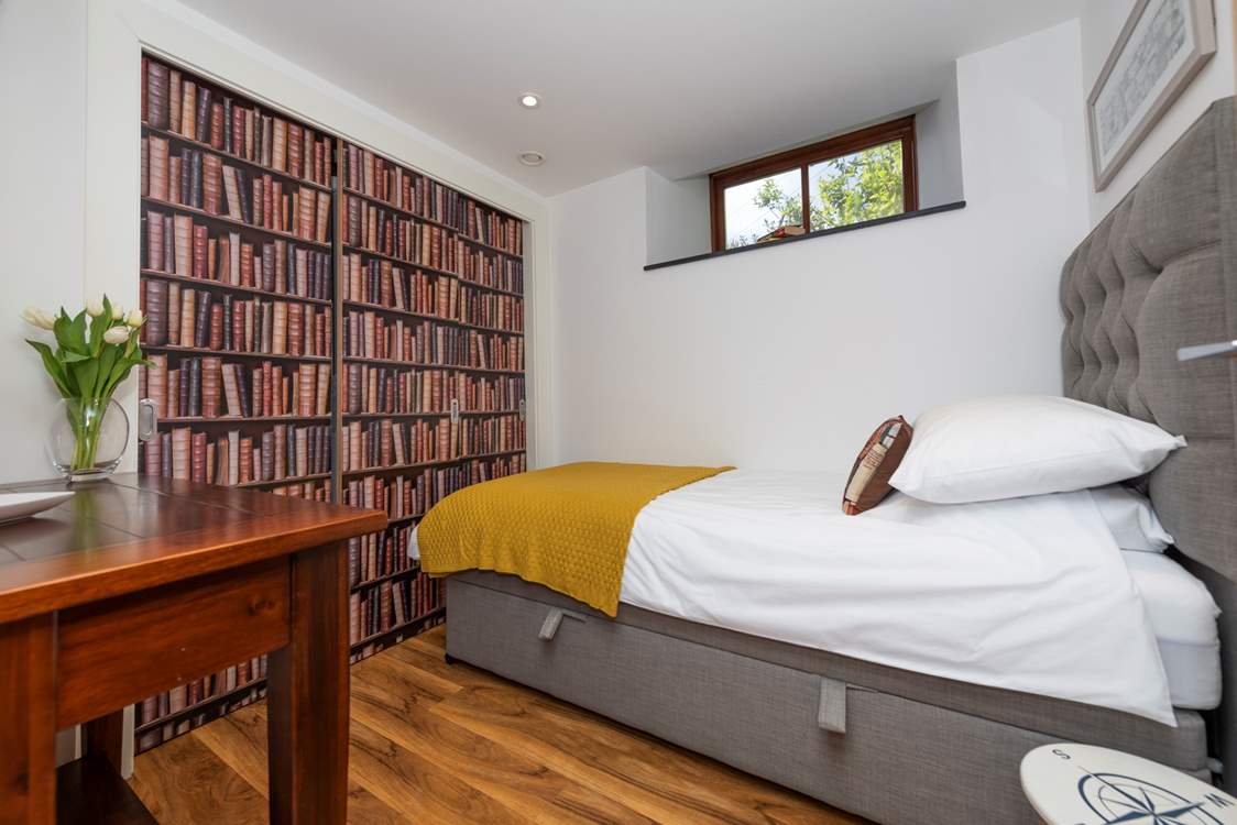 The single bedroom on the ground floor.