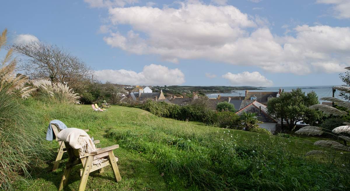 .... and gaze at the amazing view across Mounts Bay.