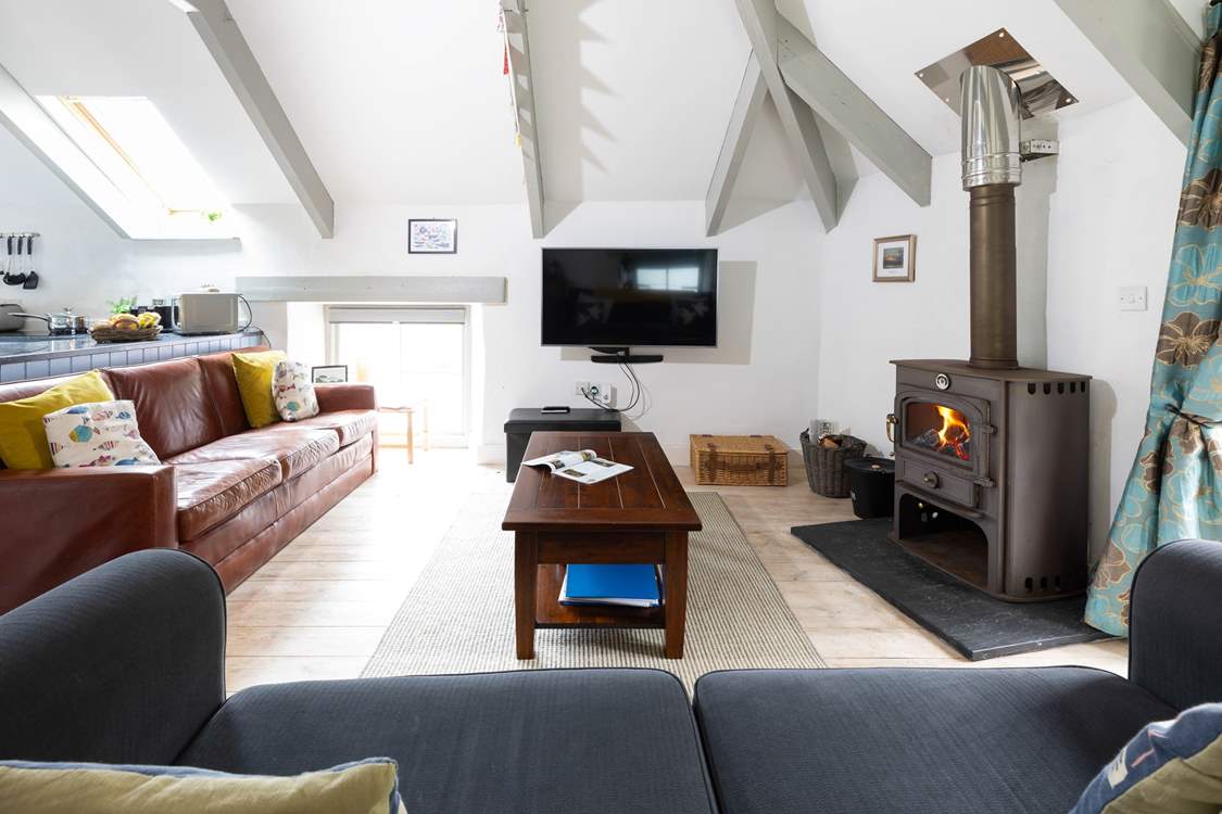 The addition of the fire makes this a very cosy cottage indeed.