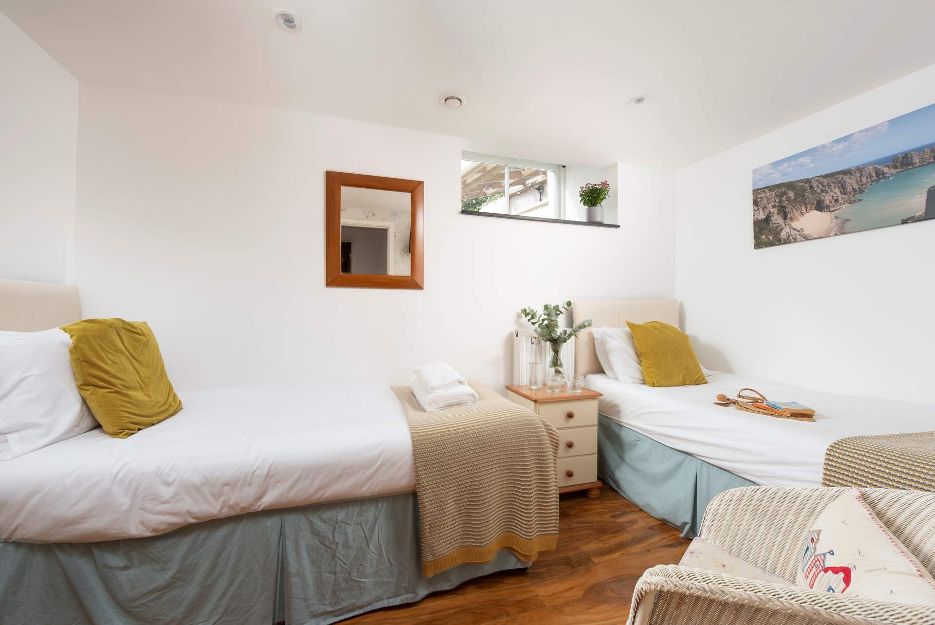 The twin bedroom.
