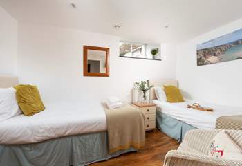 The twin bedroom.