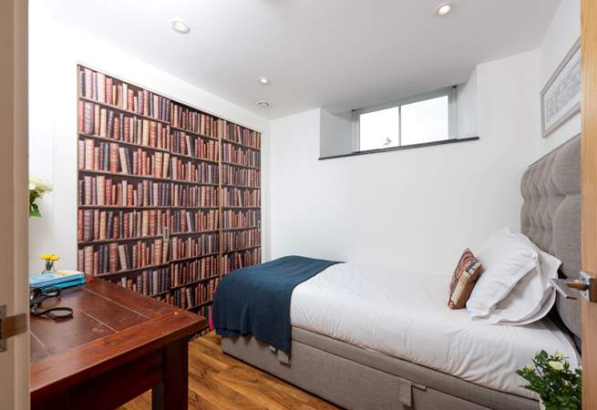 The single bedroom on the ground floor.
