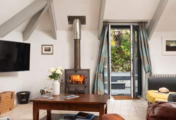 The addition of the fire makes this a very cosy cottage indeed.