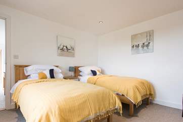 The ground floor twin bedroom.