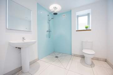 The ground floor wet-room.