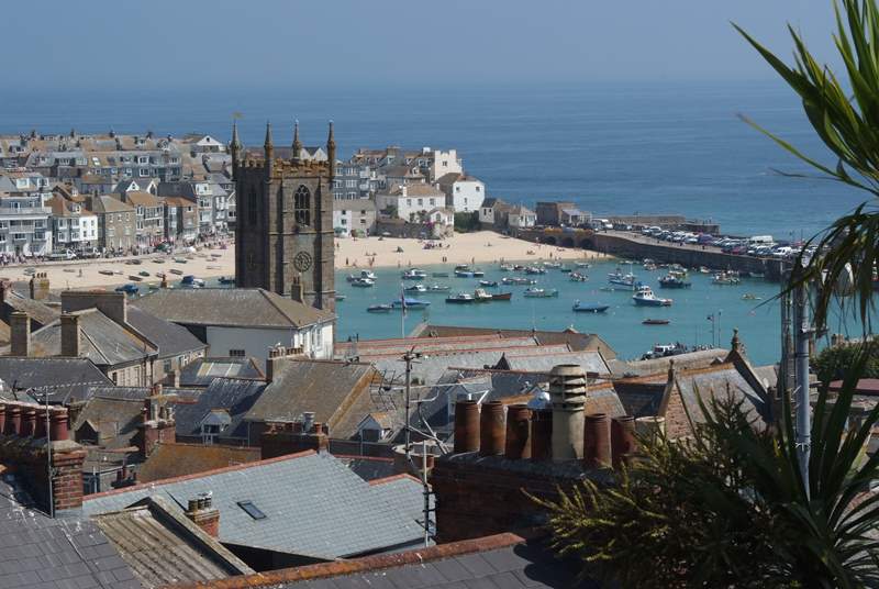 The pretty seaside town of St Ives is a short drive away.