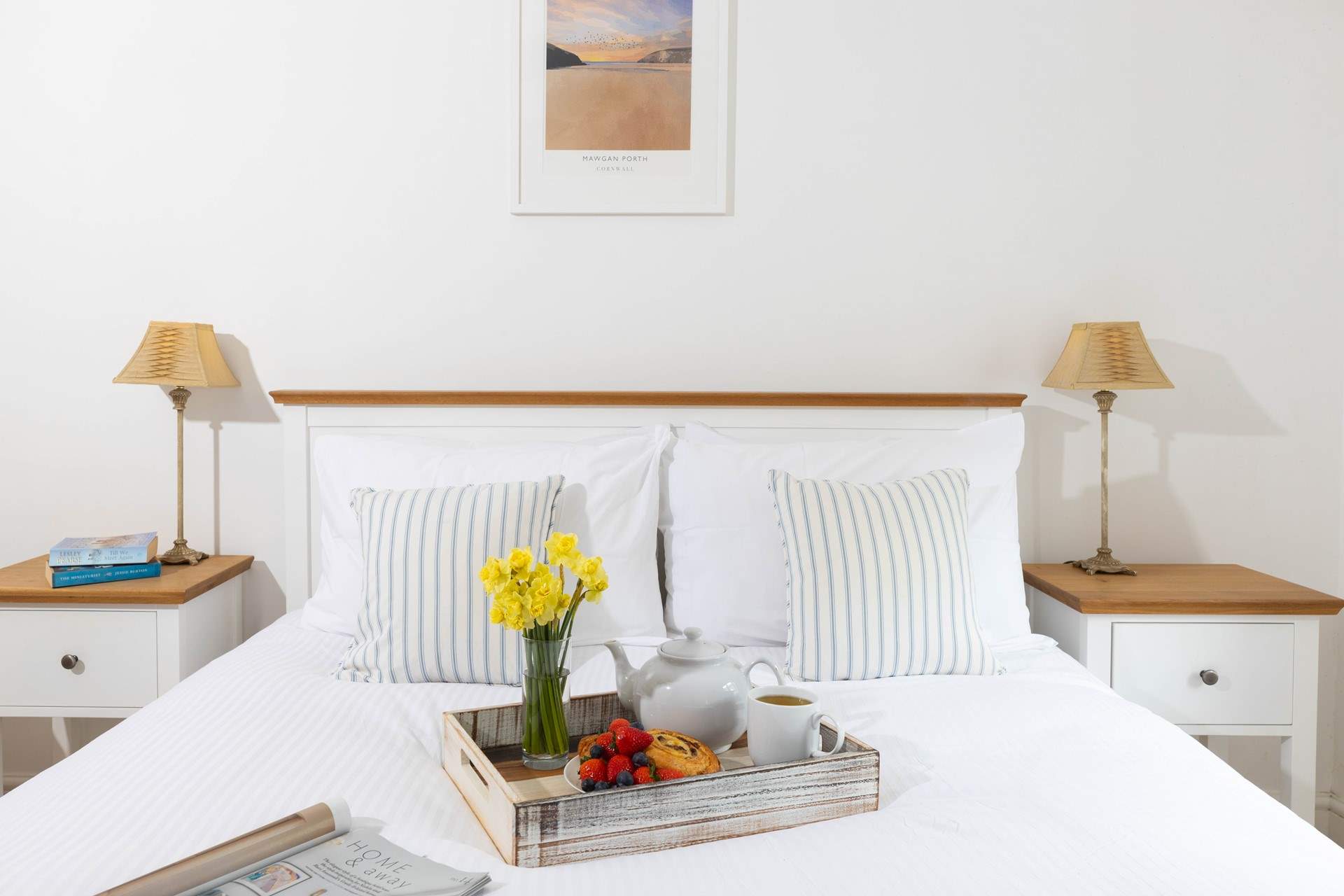 Breakfast in bed, yes please. 