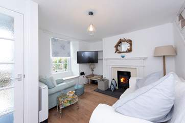 Relax in front of Sky TV whilst warming your toes by a roaring fire.