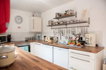 You won't find a better equipped kitchen.