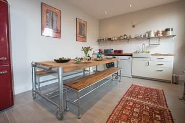 Cook up a storm and enjoy a feast in the dining-area.