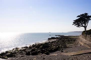 Seaview Bay is popular for swimming and is great for a bit of crabbing too!