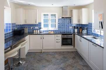 The kitchen is well-equipped with everything you will need to whip up a romantic meal or perhaps simply breakfast in bed.