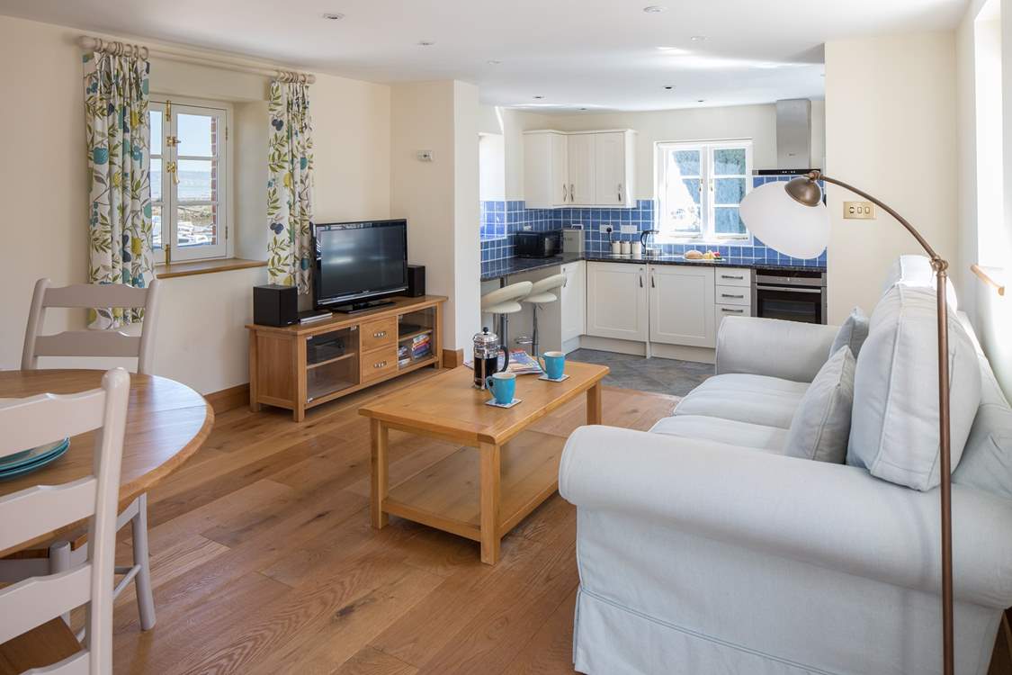 This cottage has a lovely open plan design.