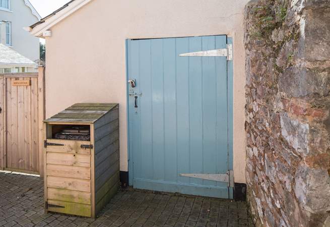 The owner has kindly made a fully lockable space for you to store your bikes or any other equipment if you wish.