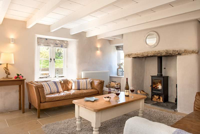 The toasty wood-burner perfect for those out-of-season breaks.