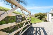 Welcome to Sweet Briar Cottage - the parking is just inside the gateway.