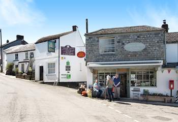 The village pub, stores and tea room are a short stroll down the hill from Sweet Briar Cottage.