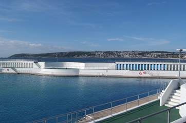 The open air Jubilee swimming pool.
