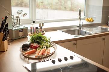 The kitchen is very well equipped.