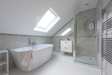 The first floor bathroom.