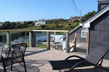 The first floor decked terrace.