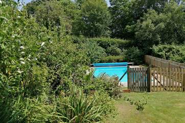 The swimming pool is fenced, but please supervise children at all times.
