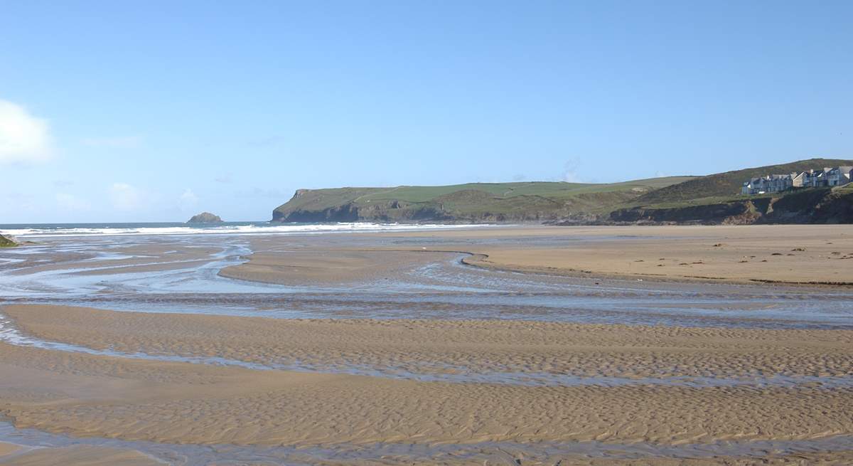 This stretch of the coastline is littered with great beaches - Polzeath is a surfer's paradise.