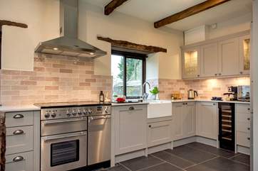 The kitchen-area is perfect for cooking up those holiday feasts