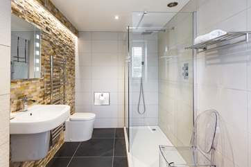 The fabulous shower room.