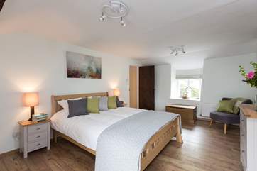 This is the dual-aspect master bedroom.