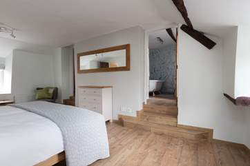 Another view in the master bedroom so that you can see how the en suite and the dressing-room are situated.
