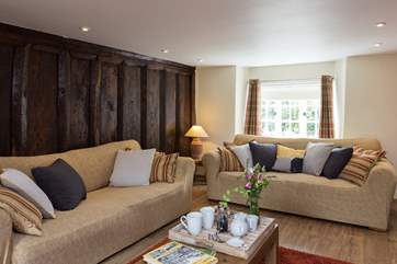 The original wooden panelling is a real feature of this historic property.