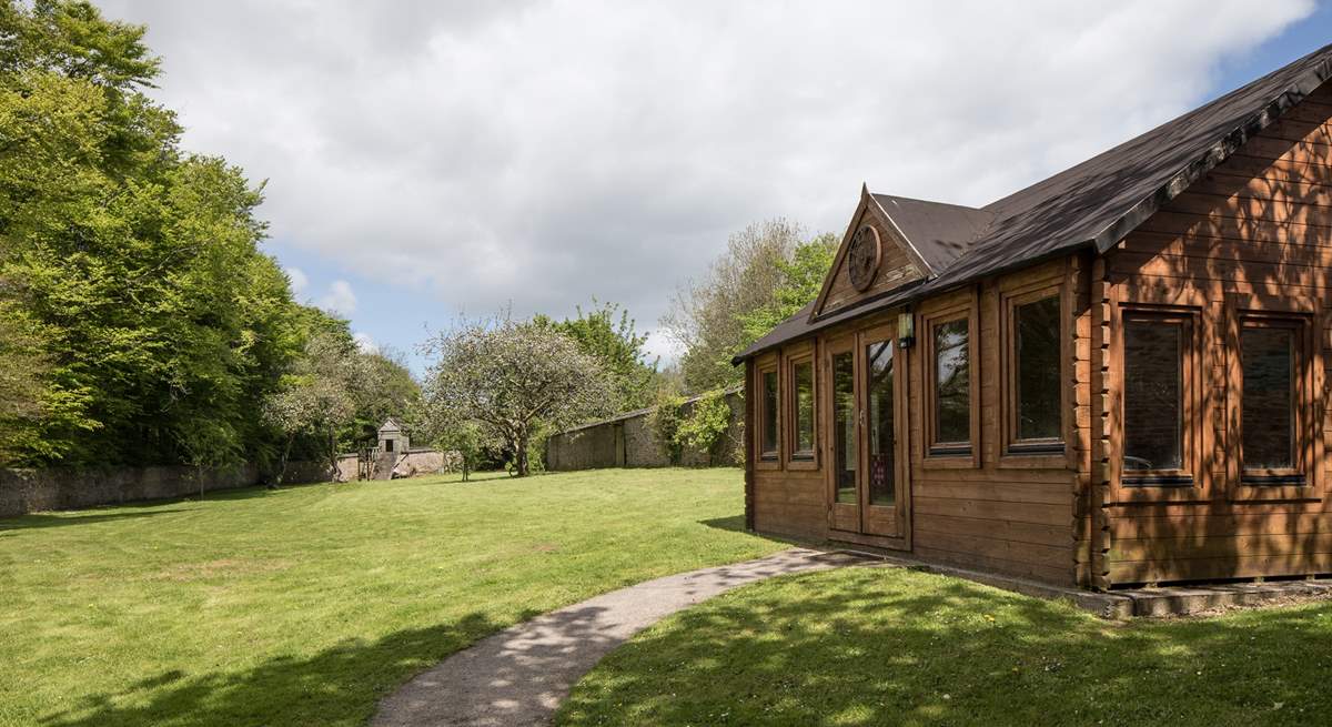 The wall lined garden is a great place to enjoy a range of ball sports, or perhaps a simple picnic in the sun.