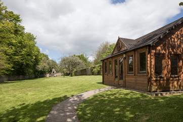The wall lined garden is a great place to enjoy a range of ball sports, or perhaps a simple picnic in the sun.