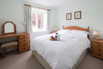 The master bedroom.