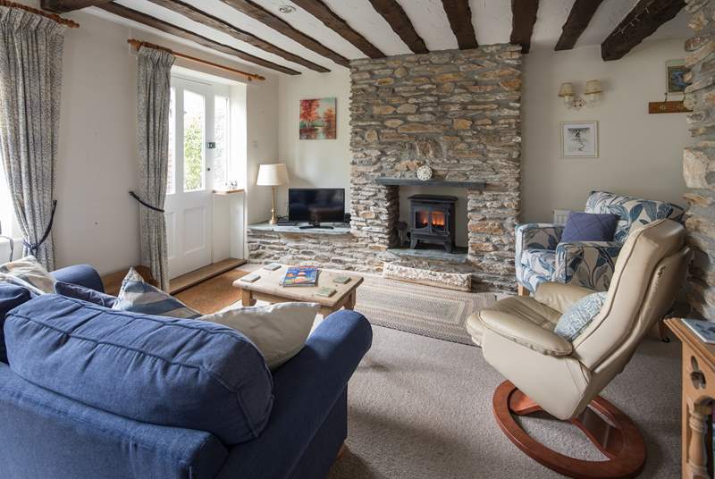The cosy and inviting sitting-room.
